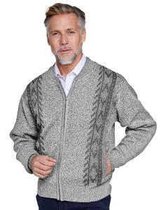 Кардиган Tootal с вертикальной жаккардовой молнией Tootal, серый