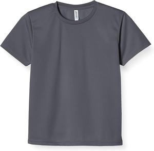 Футболка Glimmer 00300-ACT Dry с коротким рукавом и круглым вырезом, 113 г (4,4 унции), темно-серый