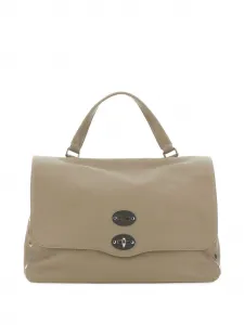 Маленькая сумка-тоут Postina с заклепками Zanellato, нейтральный