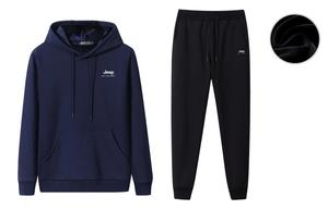Комплект Winter Sweatshirt Set Unisex JEEP SPIRIT, темно-синий