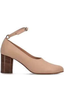 Туфли на блочном каблуке с ремешком на щиколотке Niccolò Pasqualetti, нейтральный