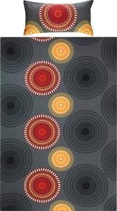 Постельное белье REDBEST 206785 2-teilig, антрацит - тыква - 135 х 200 см