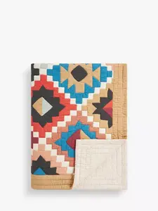 Покрывало John Lewis Puebla Quilted, разноцветный