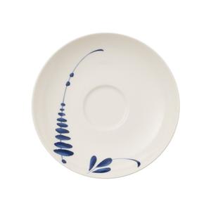 Блюдце Кофейное / чайное блюдце Vieux Luxembourg Brindille Ø 14,8 см бело-синее Villeroy & Boch, бело-голубой