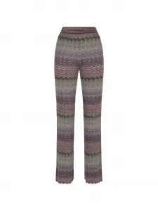Брюки с зигзагообразным узором Missoni, черный