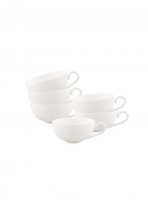 Чашки чайные Villeroy & Boch Royal, 120 мл, 6 штук, белый