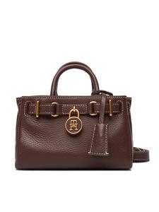 Сумка Tommy Hilfiger American Icon Micro Tote Leather AW0AW18167 Braun