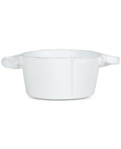 Маленькая чаша с ручкой из коллекции Lastra VIETRI, белый