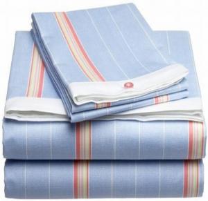 Tommy Hilfiger Комплект постельного белья, розовый, размер Twin, из хлопкового сатина 300 нитей (старый узор)