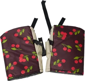 Грелки для рук на руле мотоцикла - Водонепроницаемые зимние термоперчатки для мотоциклов, снегоходов, трехколесных мотоциклов, квадроциклов, Kirschrot