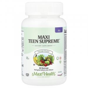 Maxi Health, Maxi Teen Supreme , для детей, 60 капсул