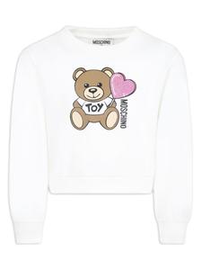 Moschino Kids толстовка Teddy Bear, белый