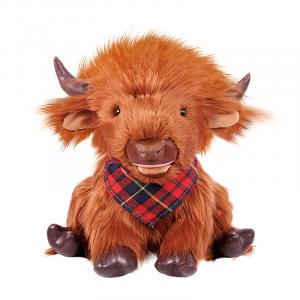 Плюшевая кукла шотландская высокогорная корова высота 39см Chongker