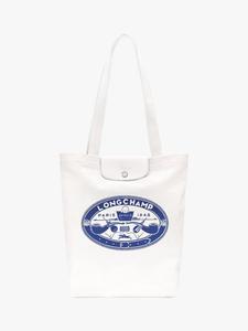 Сумка-шоппер Constantin Riant из холста Longchamp, Natural Cream