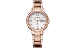 CITIZEN Часы Ecology Drive Collection Light Powered Quartz Movement Stainless Steel Strap Watch Women's Watch Gold Dial