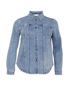 Куртка межсезонная KAFFE CURVE Darina, Blue Denim