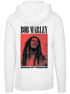 Пуловер F4NT4STIC Hoodie Bob Marley Songs Of Freedom Reggae Music, белый
