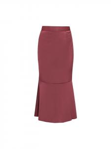 Женская юбка бордового цвета usha BLACK LABEL