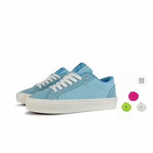 Rongchuan Низкие парусиновые туфли унисекс синего цвета