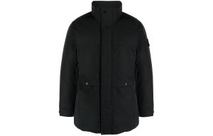 Куртка-пуховик мужская Stone Island с карманами, черный
