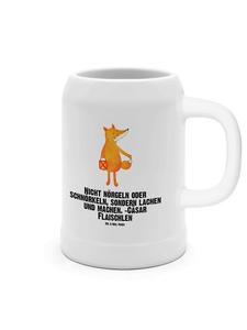 Пивная кружка в виде лисы-фонаря с надписью на белом фоне Mr. & Mrs. Panda