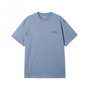 Carhartt WIP Футболка мужская BLX/Blue Crew Neck Moderate Straight Fit