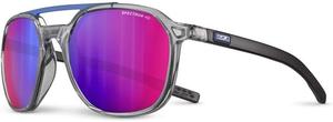 Солнцезащитные очки Julbo Slack Lifestyle, унисекс. Поляризованные линзы Spectron 3 HD, 100% защита от УФ. Цвет: Gray / Dark Blue / Black Frame, Amber W/ Multilayer Violet Mirror Lens. Для походов и повседневного использования