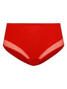Teyli Трусы с высокой талией красного цвета