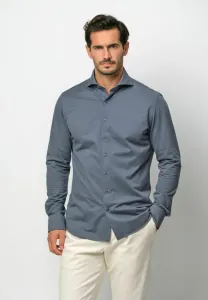 Японская вязаная рубашка Profuomo, Mid Blue