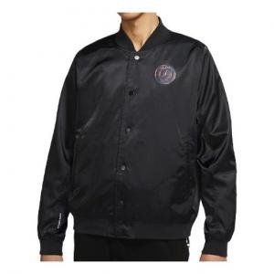 Куртка Air Jordan Paris Saint-Germain Casual Sports Jacket Tops Black, черный