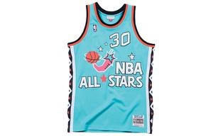 Майка Mitchell & Ness All Star East 1996 97 Скотти Пиппен Swingman Mitchell Ness, сине-зеленая