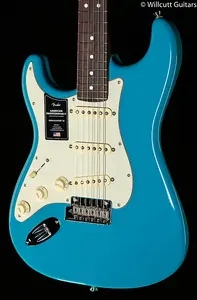 Fender American Professional II Stratocaster Miami Blue с грифом из розового дерева для левши (718)