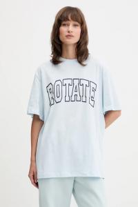 Хлопковая футболка Rotate, синий
