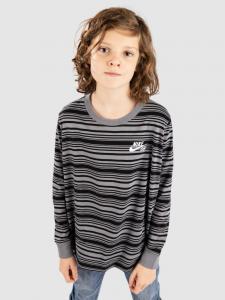 Лонгслив Nike Sb Stripe Kids Longsleeve T-Shirt, black/smoke grey