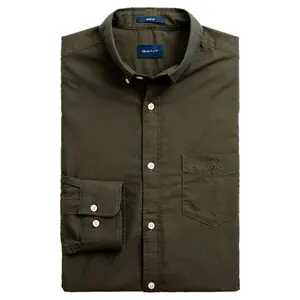 Рубашка Gant Winter Twill, зеленый