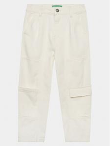 Тканевые брюки стандартного кроя United Colors Of Benetton, экрю