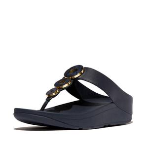 Women's Fino Resin Toe Post Sandal In Midnight Navy Fitflop