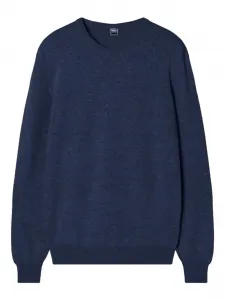 Кашемировый свитер с круглым вырезом Fedeli, синий