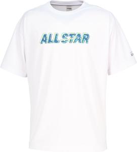 Футболка Converse CB252357 с принтом, впитывающая пот, быстросохнущая, белый