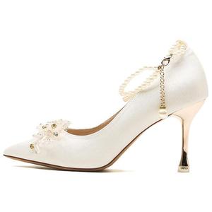 City camel Стройные каблуки на высоком каблуке женские белые, цвет White