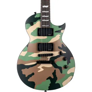 Электрогитара ESP LTD EC-1000 в расцветке Woodland Camo