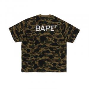 Футболка Bape X Clot Camo A BATHING APE, оливковый