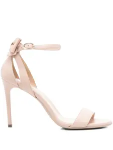 Сандалии на шпильке высотой 100 мм с бантом NeroGiardini, розовый