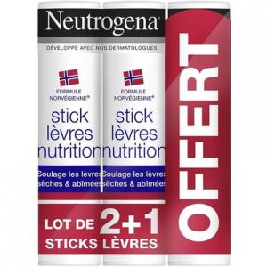 Lip Stick Nutrition 3 x 4,8 г - Упаковка из 4 шт Neutrogena
