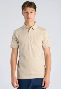 Рубашка-Поло с игольчатым узором Lindbergh, Lt Stone Grey