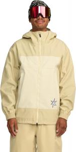 Мужская куртка для сноуборда Volcom Arthur Longo 20k - застежка-молния, полностью проклеенные швы, Fern