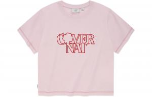 COVERNAT Футболка SS24 женская светло-розовая