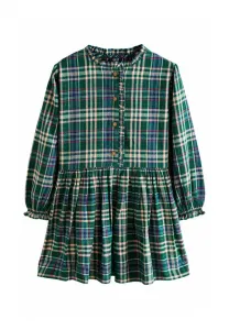 Платье-Рубашка в клетку Next, Green
