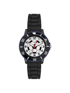 s.Oliver Футбольные наручные часы черного цвета