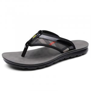Мужские шлепанцы с резиновой подошвой, быстросохнущие, устойчивые к истиранию и запаху LEXON, Black
